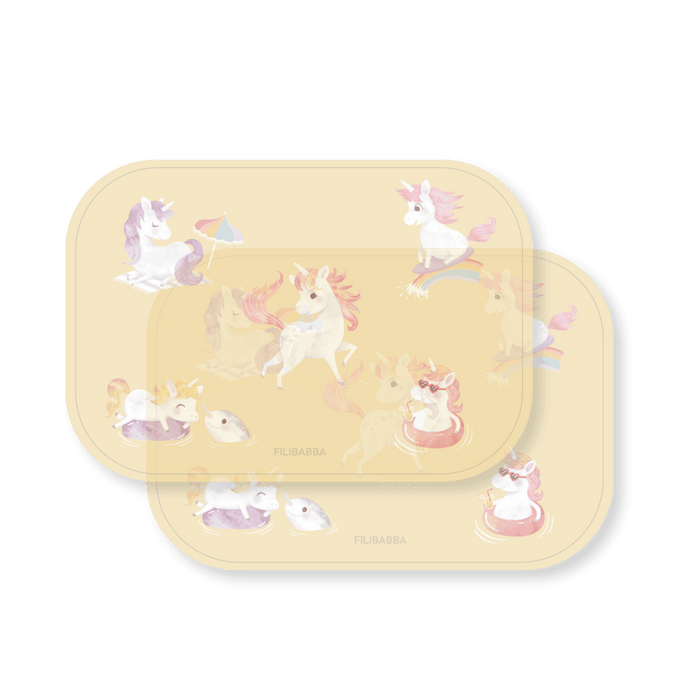 Filibabba Solskydd Unicorn Shores 2-pack