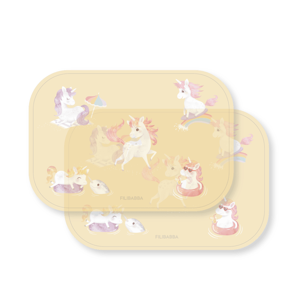 Filibabba Solskydd Unicorn Shores 2-pack