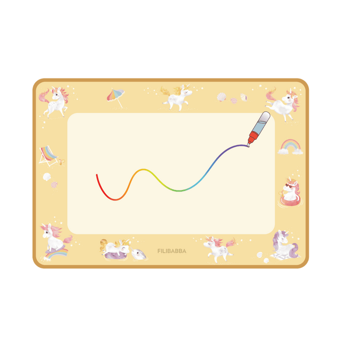 Filibabba Water drawing mat – Unicorn Shores