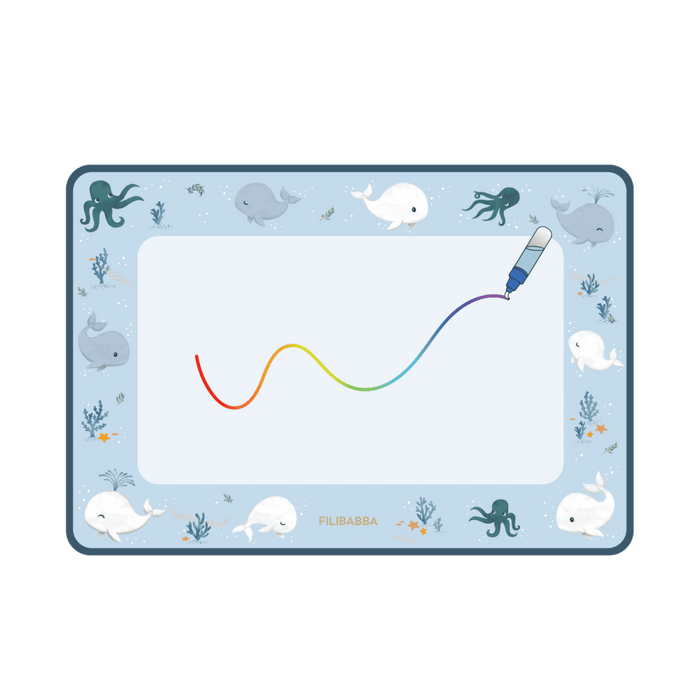 Filibabba Water drawing mat – Christian's Whale Tales
