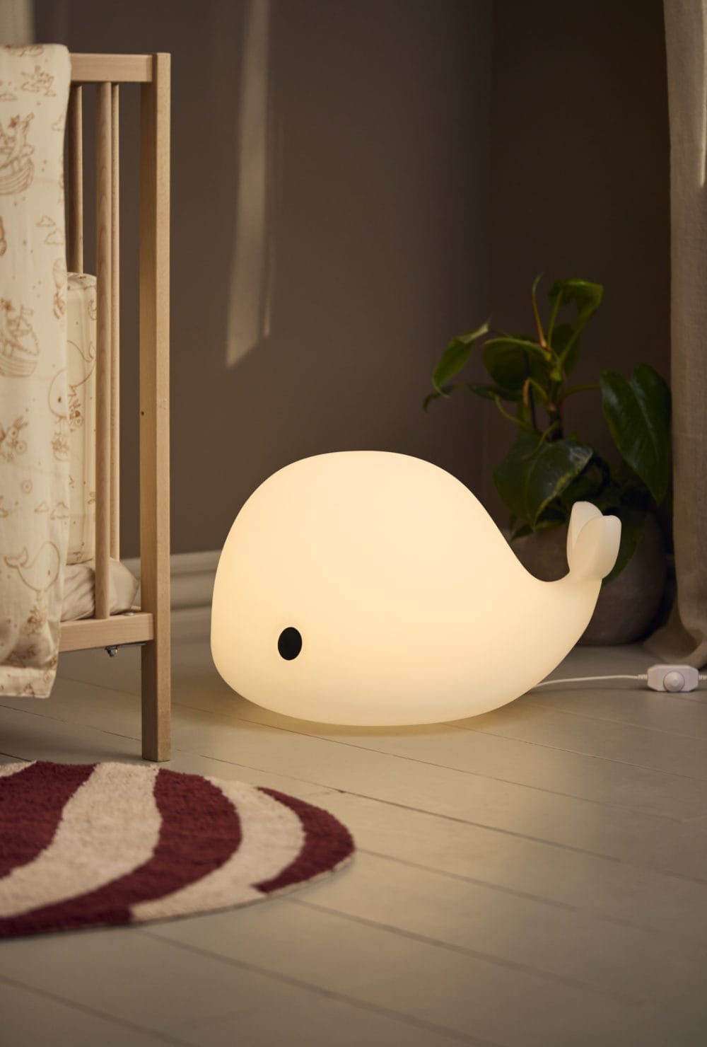 Filibabba Christian the whale LED-lampa