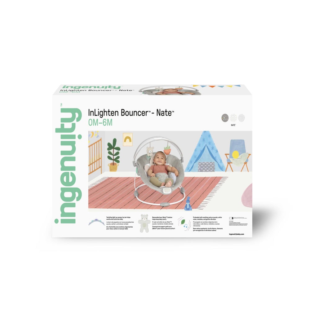 Ingenuity InLighten Bouncer - Nate