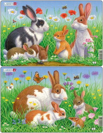 Tactic Midi Kaniner 8 bitar pussel