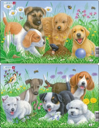 Tactic Midi Puppies pussel 8 bitar