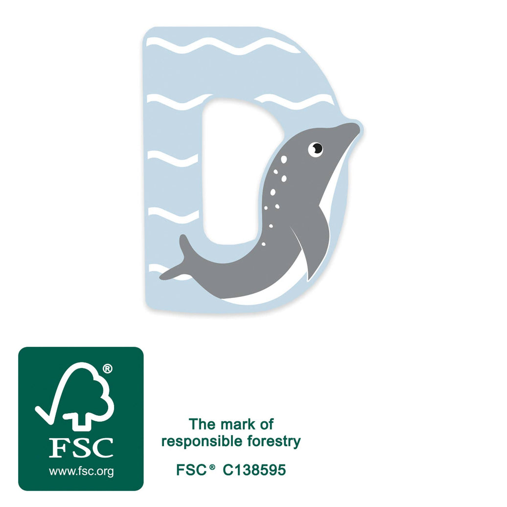 small foot Träbokstäver D 12-pack