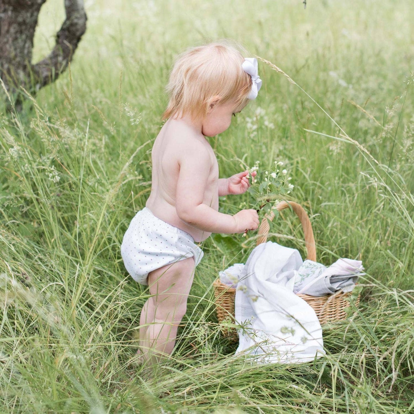Summerville organic Ekologisk Muslin Swaddle Filt Vit