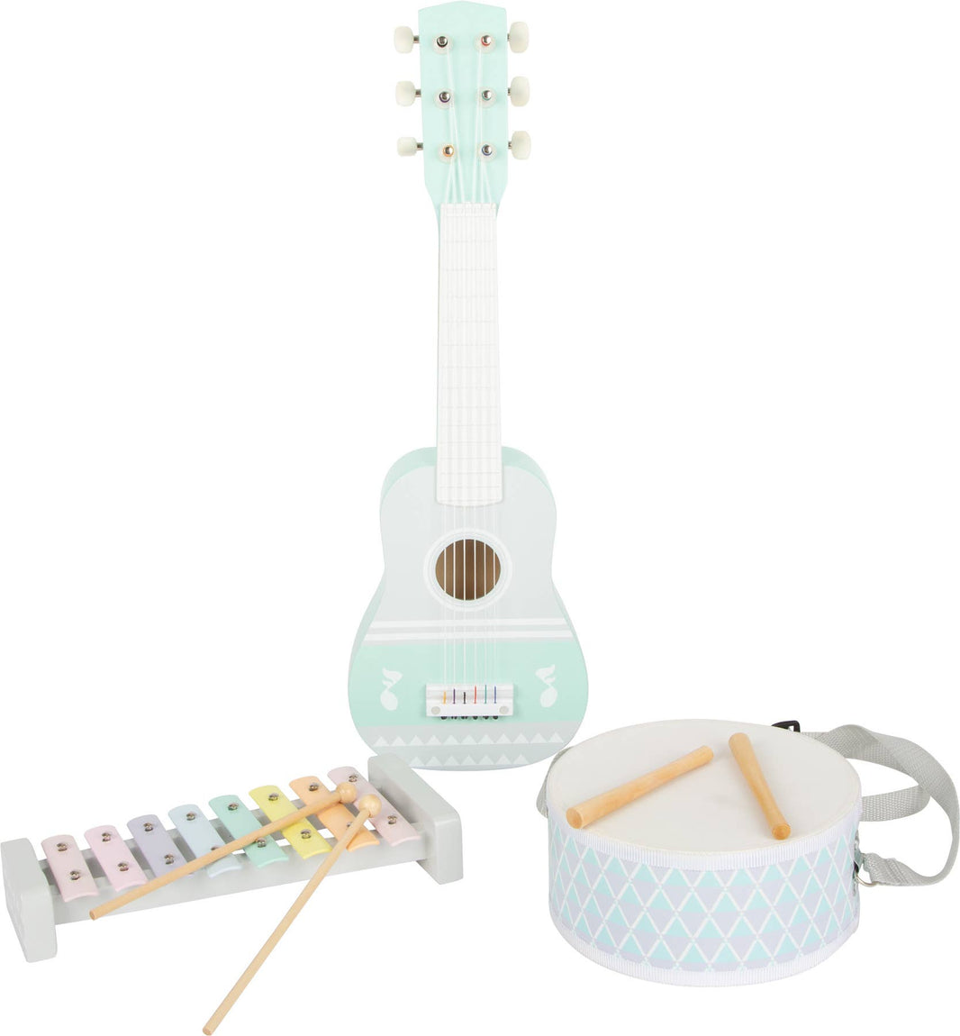 small foot Pastell musikinstrument set