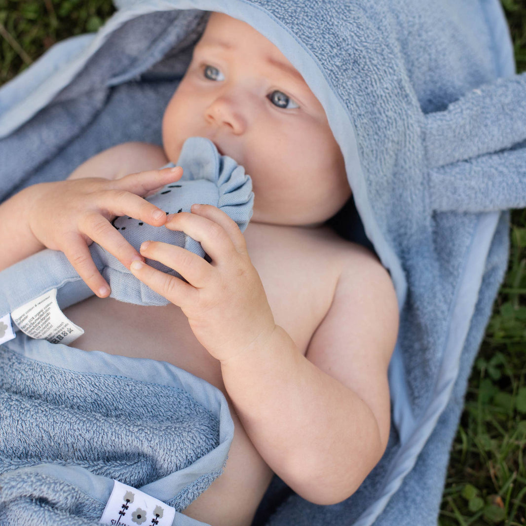 Summerville organic Babyhandduk med huva Kanin