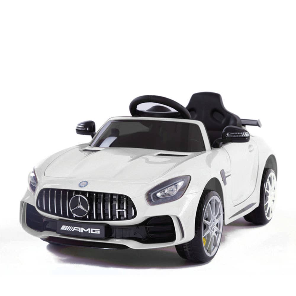Elbil - Mercedes GTR vit med radiokontroll