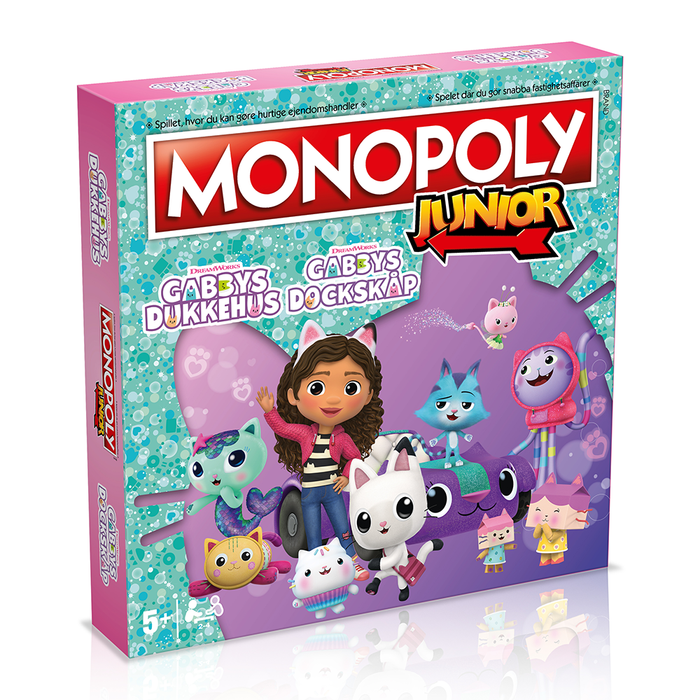 Winning Moves - Monopoly Junior - Gabby's Dollhouse (DA/SE)
