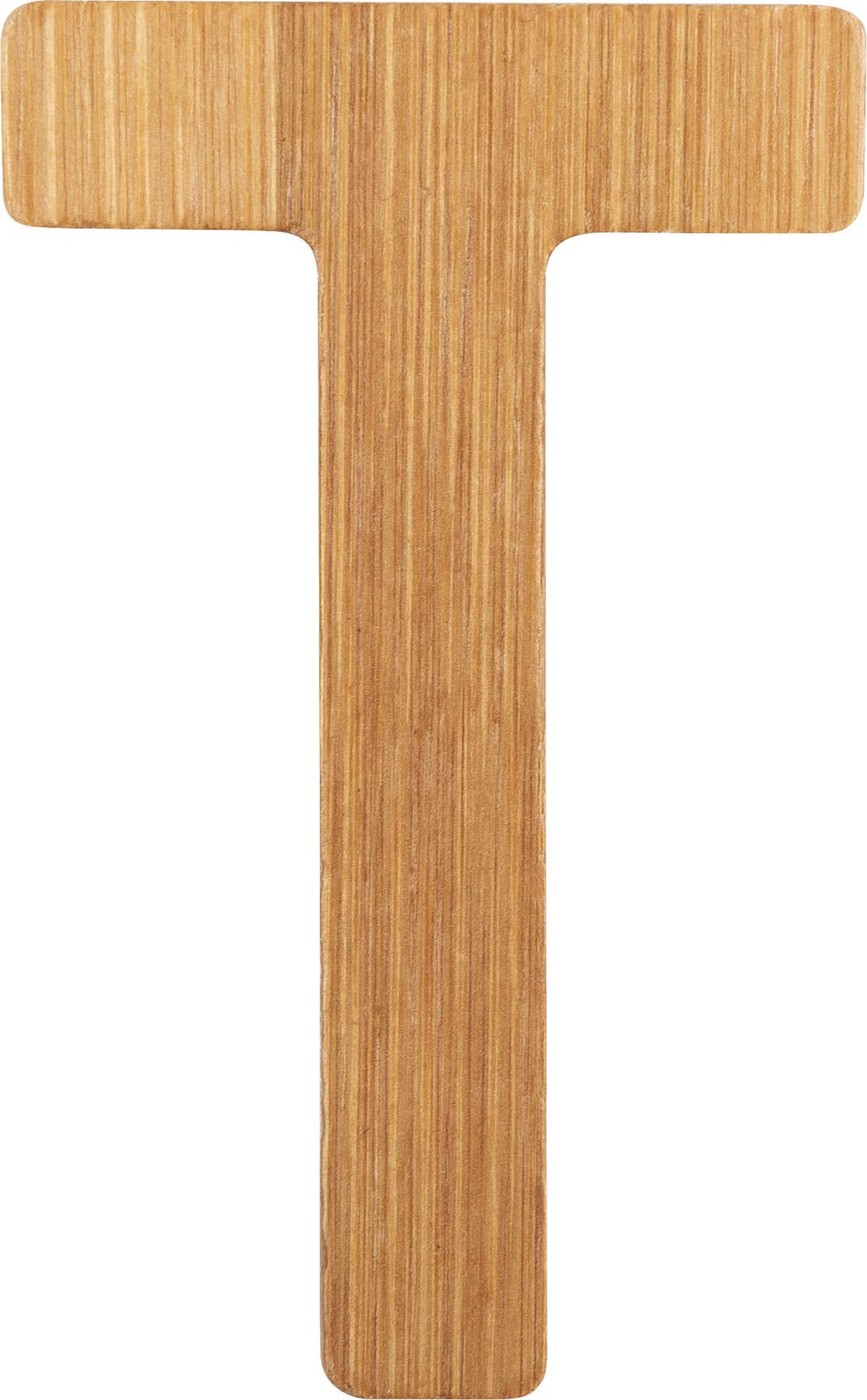 small foot ABC bokstäver bambu T