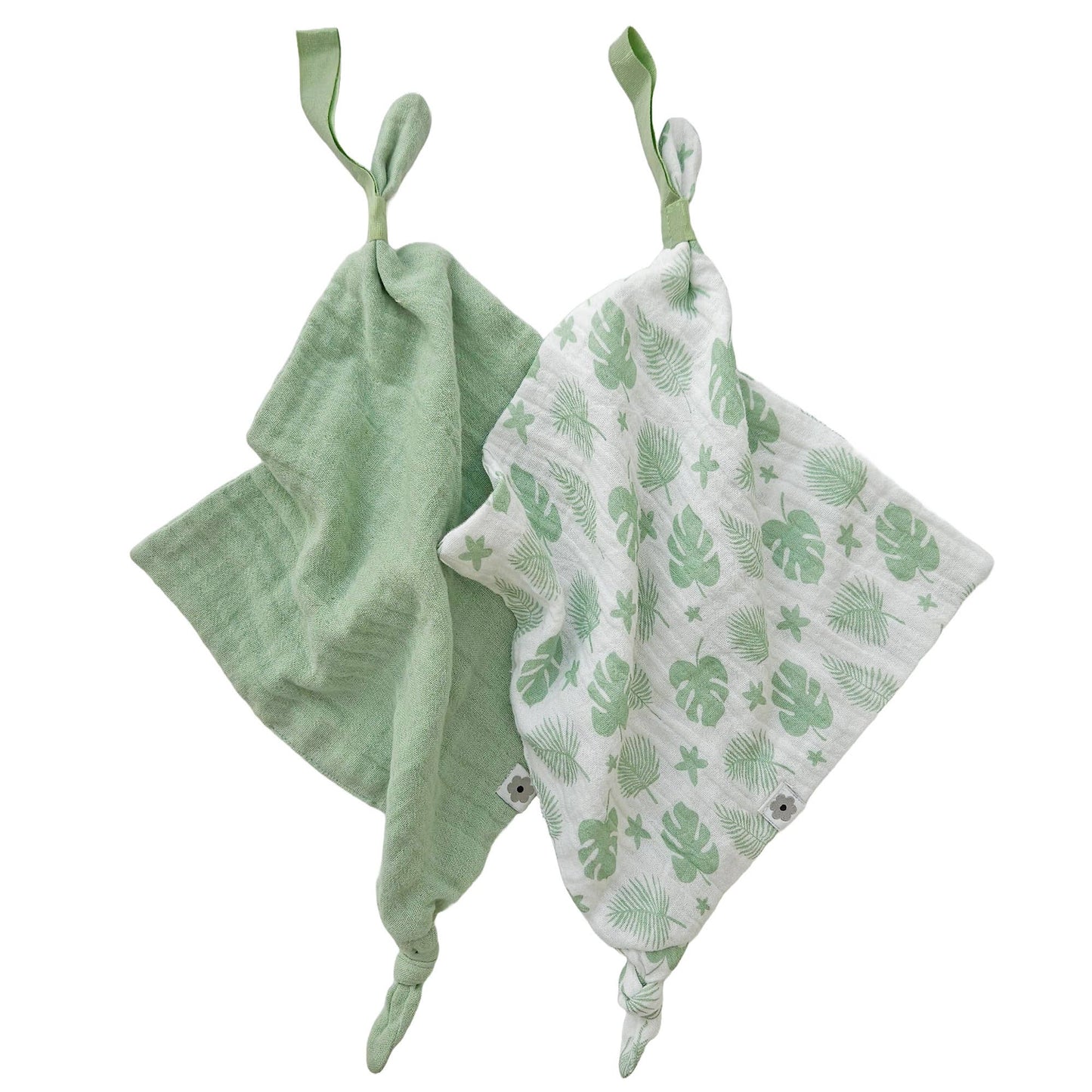 Summerville organic Nappduk 2-pack Tropisk Grön Ekologisk Bomull