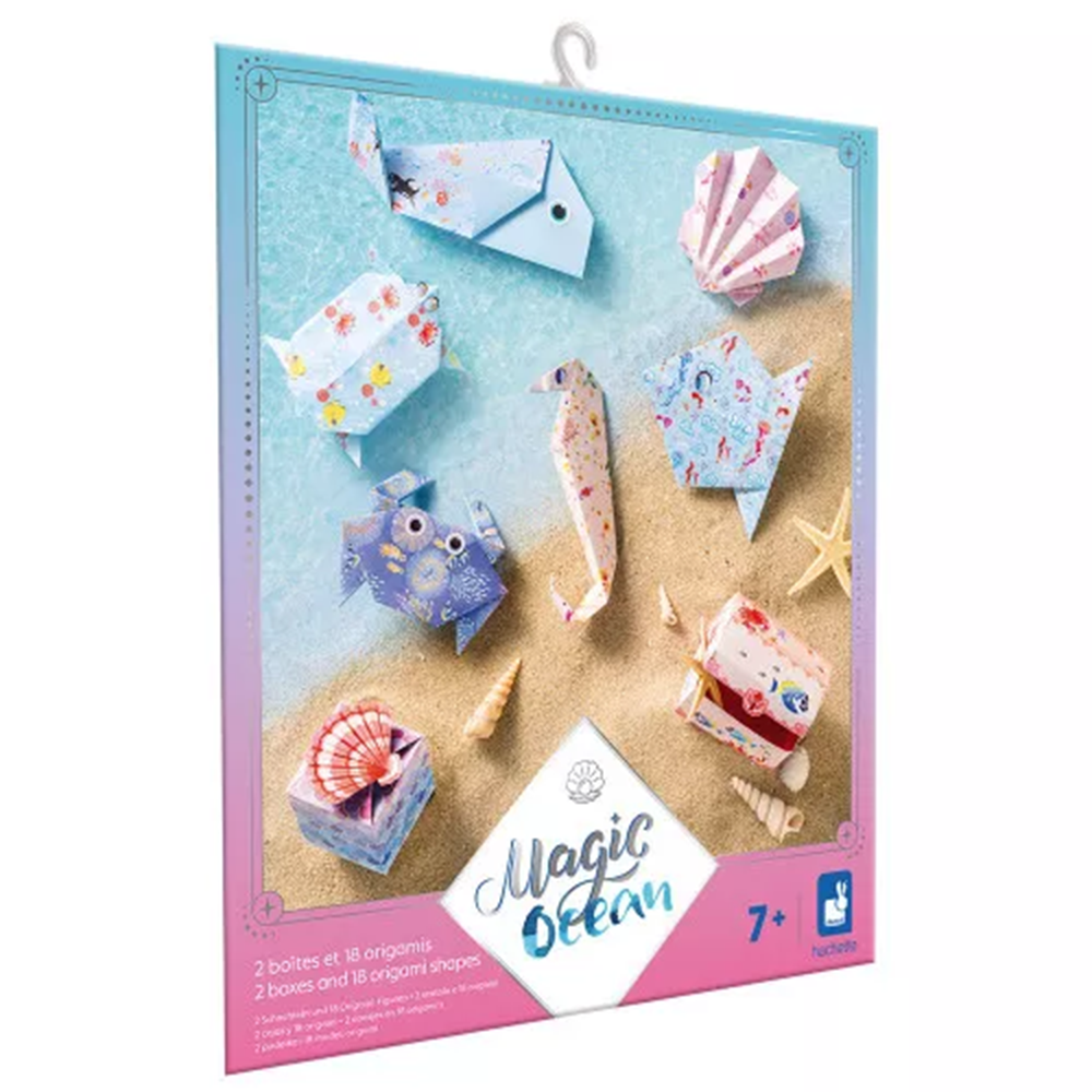 Magic Ocean 2 Boxes and 18 Origamis Shapes