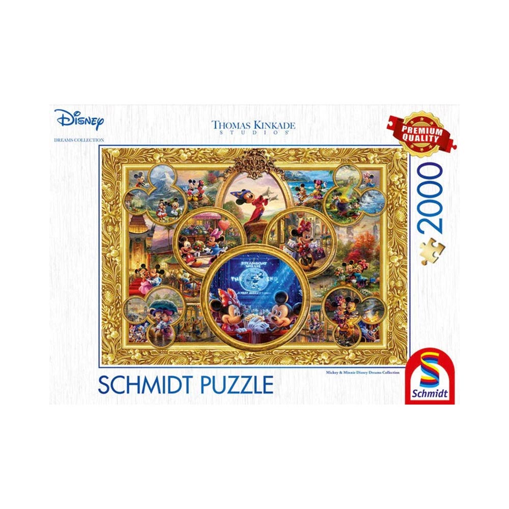 Puzzle - Thomas Kinkade: Mickey & Minnie Dreams Collection (2000 pieces)