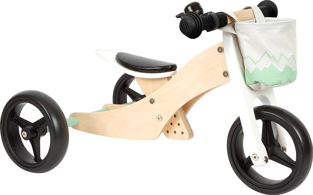 small foot 2 i 1 balanscykel trike