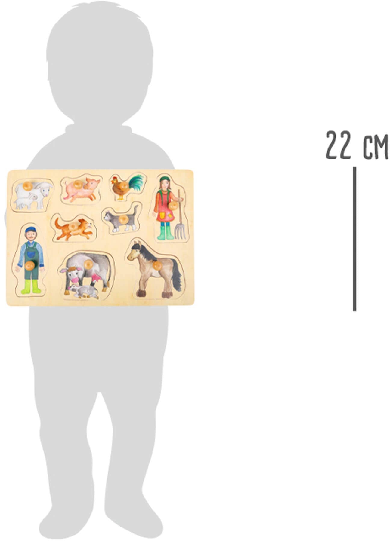 small foot Farm & Country Life Set Puzzle | Pussel | Trä