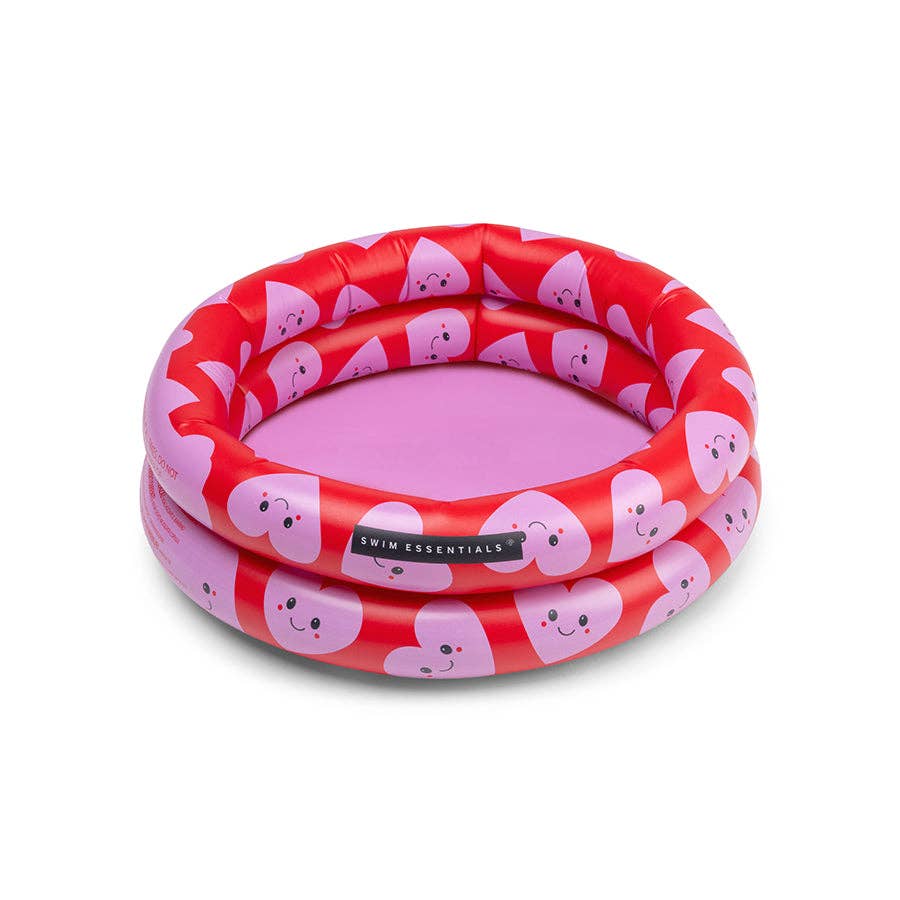 Hjärtan | Röd babybassäng 60 cm