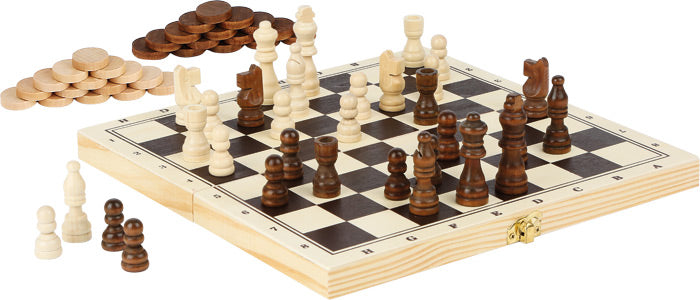 small foot Klassiska träspel 3 i 1