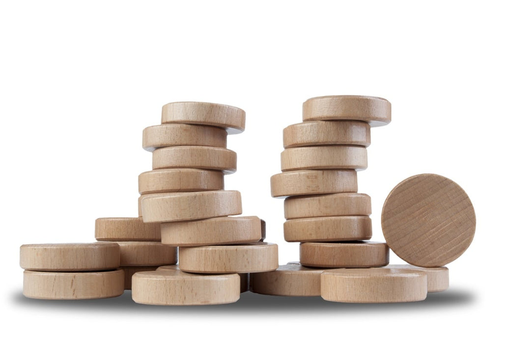 Engelhart - Shuffleboard-skivor i bokträ