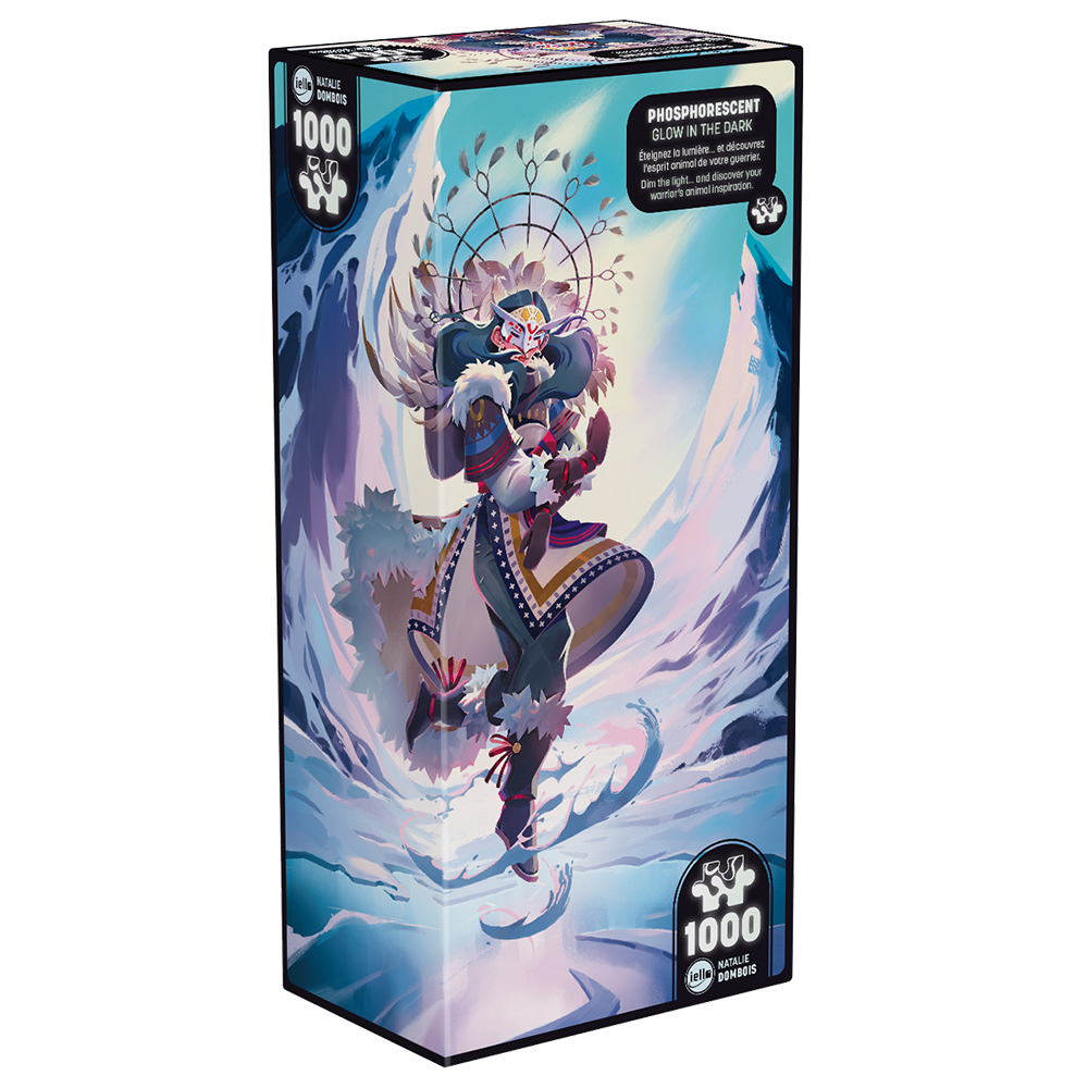 Puzzle Twist - Glow In The Dark: Ice Spirit (1000 pieces)
