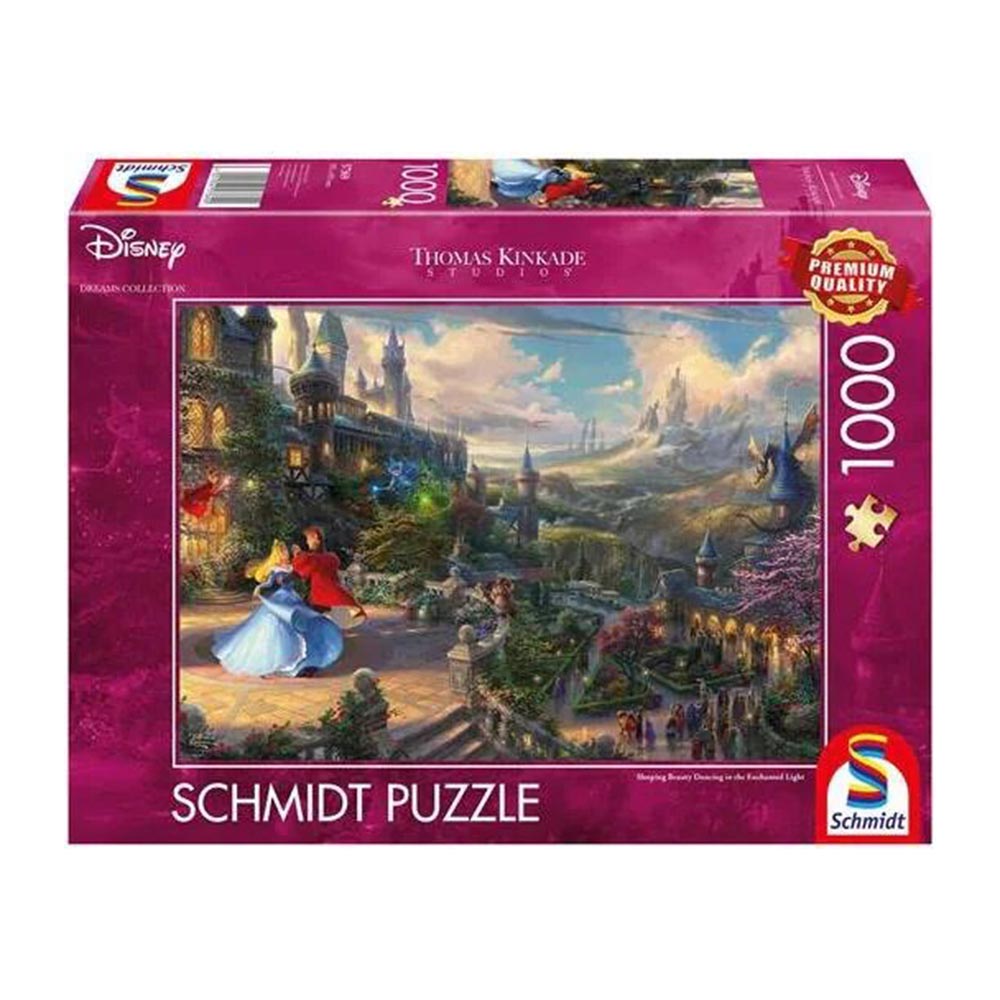 Puzzle - Thomas Kinkade: Disney Sleeping Beauty in the Enchanted Light (1000 pieces)