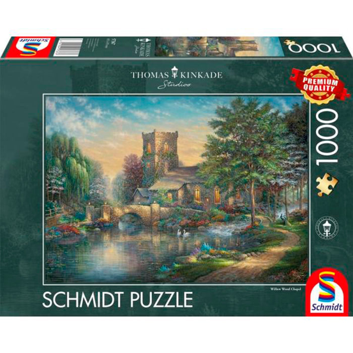 Puzzle - Thomas Kinkade: Willow Wood Chapel (1000 Pieces)