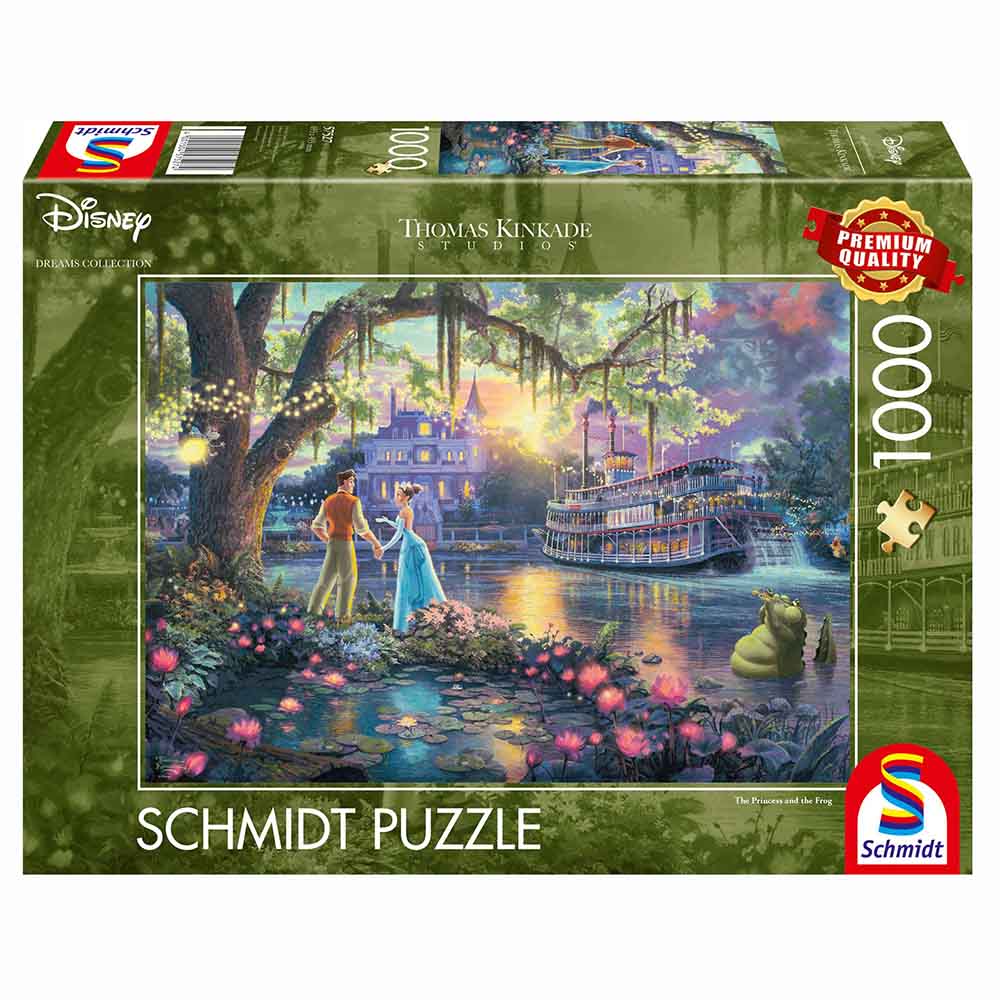 Puzzle - Thomas Kinkade: Disney - The Princess and the Frog (1000 pieces)