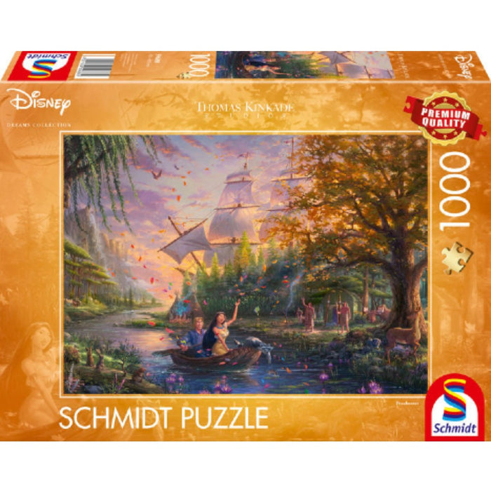 Puzzle - Thomas Kinkade: Disney - Pocahontas (1000 pieces)