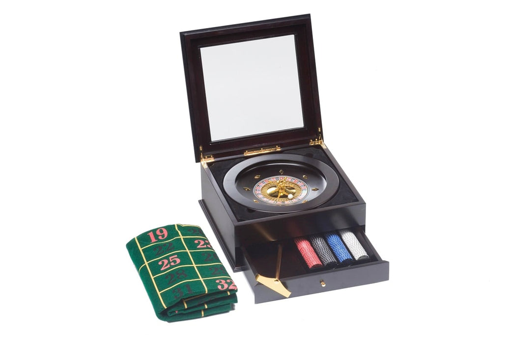 Engelhart - Rouletteset i lyxig trälåda