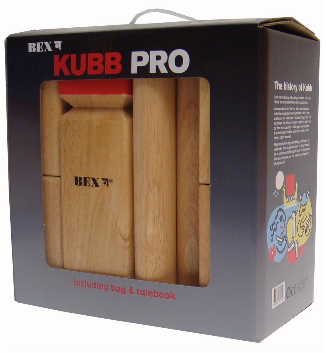 Kubb Pro Original Red King