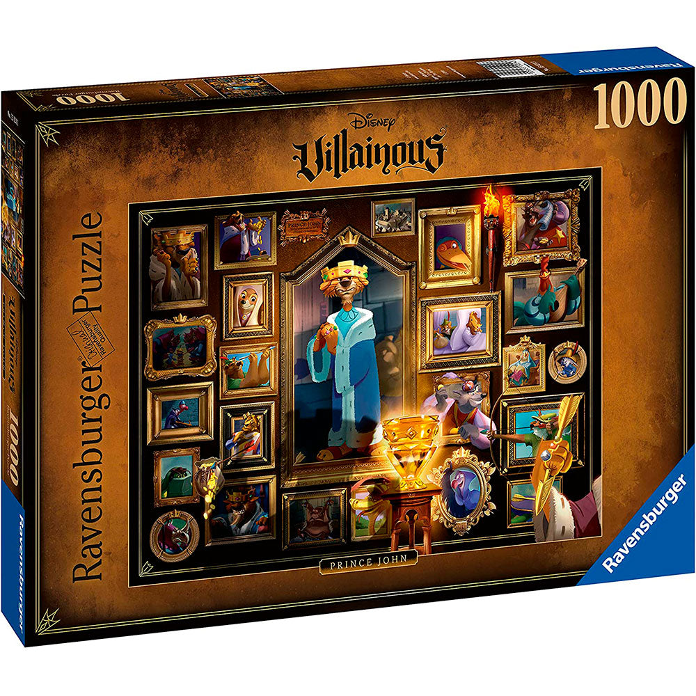 Ravensburger pussel - Puzzle: Villainous - Prince John (pussel 1000 bitar pieces)