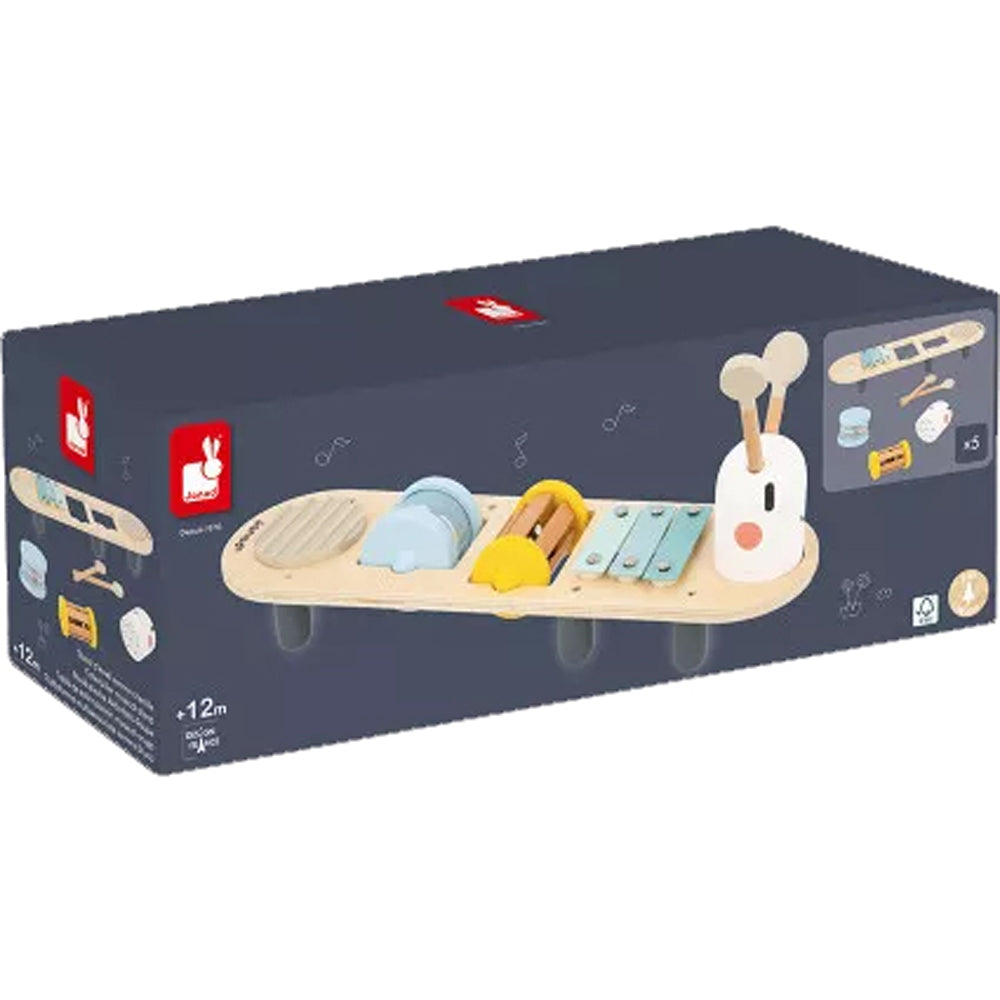 Janod - SWC - Fjärilslarv Musikalisk Aktivitetsleksak