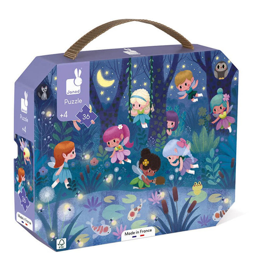 Janod - Puzzle Fairies And Waterlilies 36 bitar