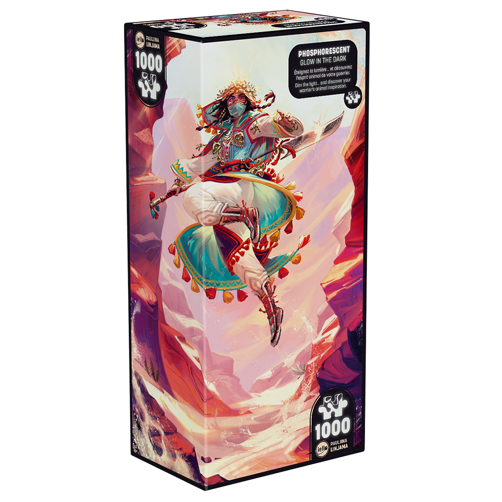 Puzzle Twist - Glow In The Dark: Desert Spirit (1000 pieces)