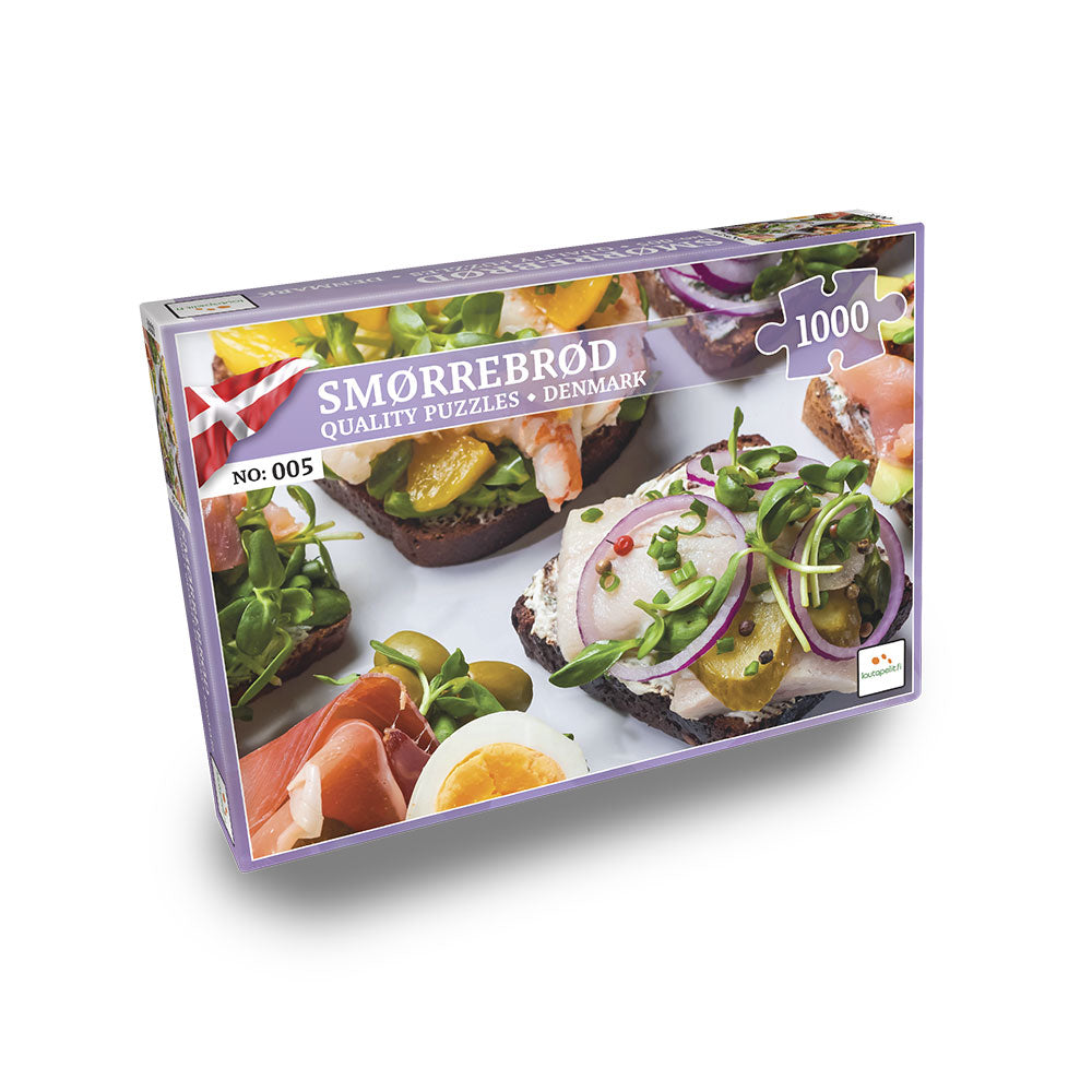Nordic Quality Puzzles - DA:005 - Smørrebrød (1000 pieces)