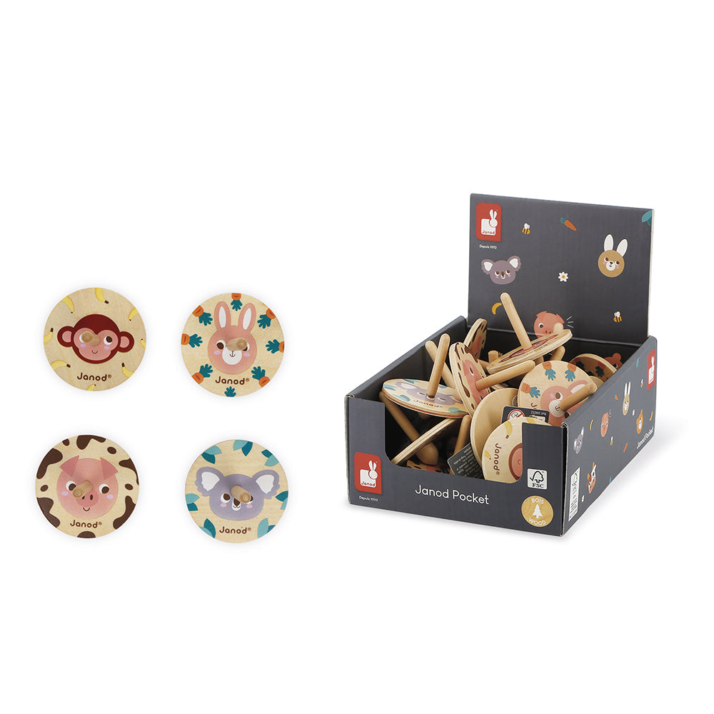 Janod - Janod Pocket Spinning Top
