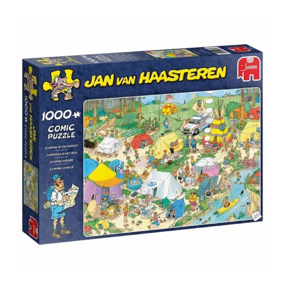 Puzzle Jan van Haasteren - Camping in the Forest (1000 pieces)