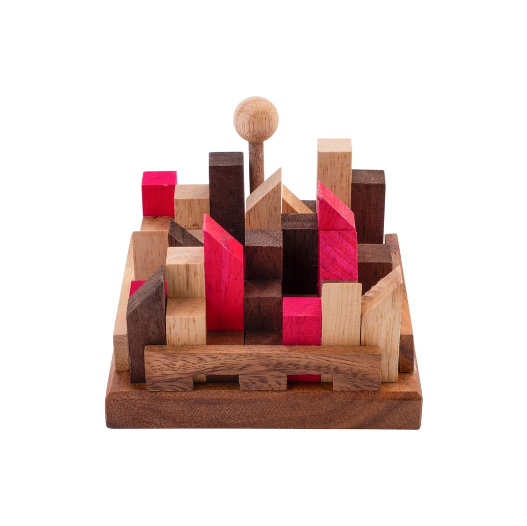 Engelhart - Stadspussel i akaciaträ