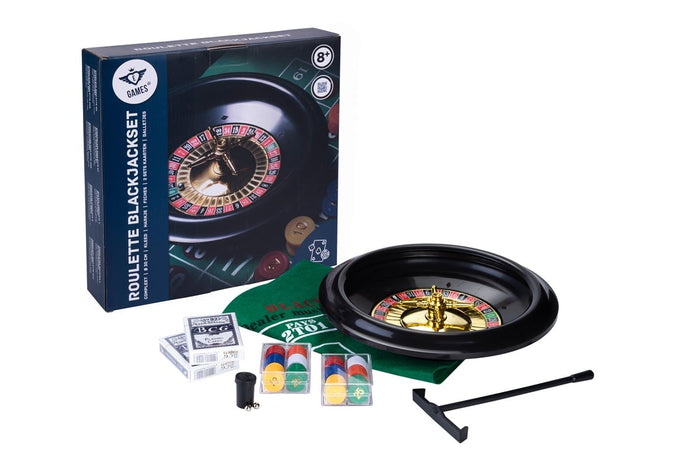 Engelhart - Roulette och Black Jack set