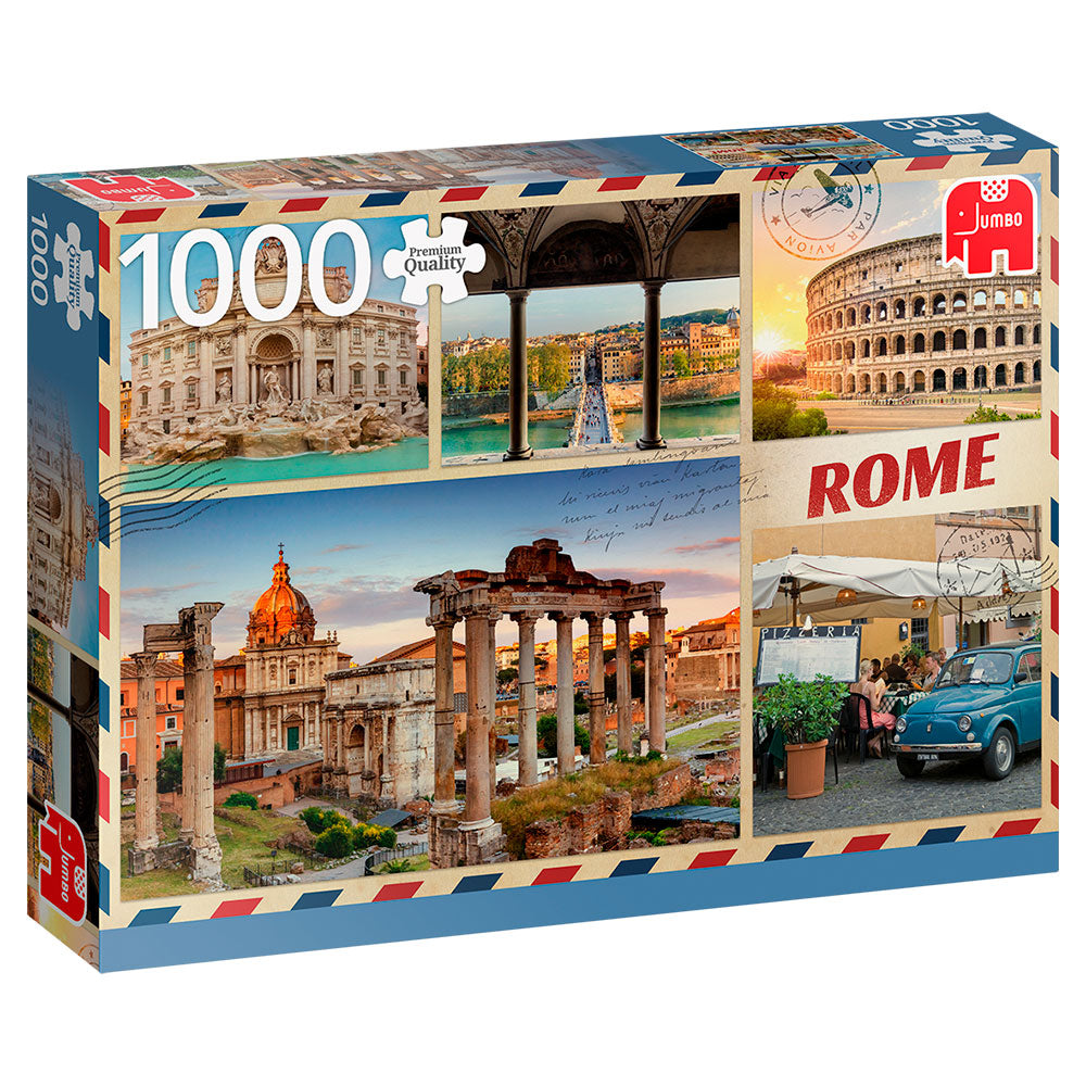 Puzzle Jumbo - Greetings from Rome (1000 pcs)