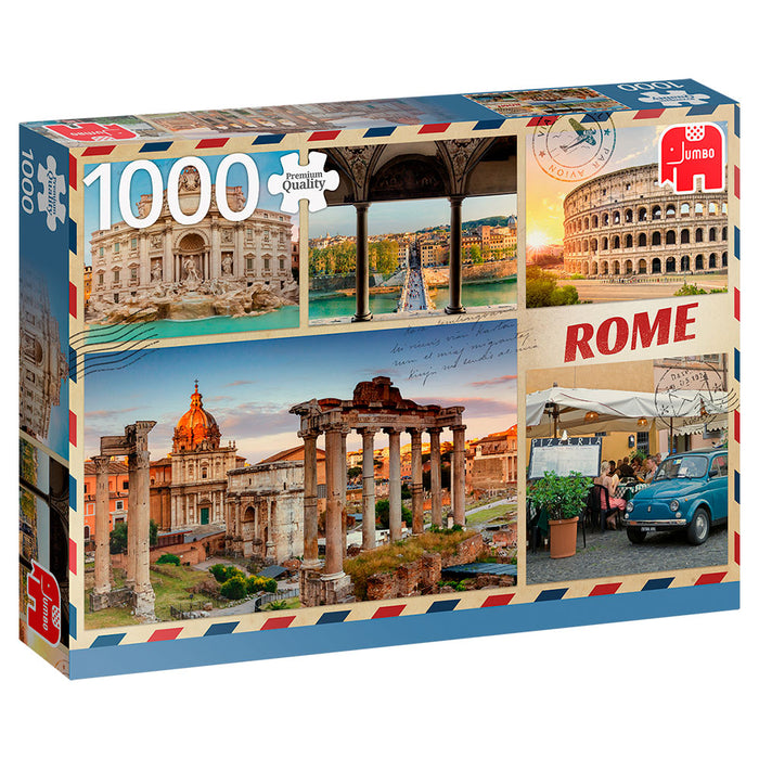 Puzzle Jumbo - Greetings from Rome (1000 pcs)