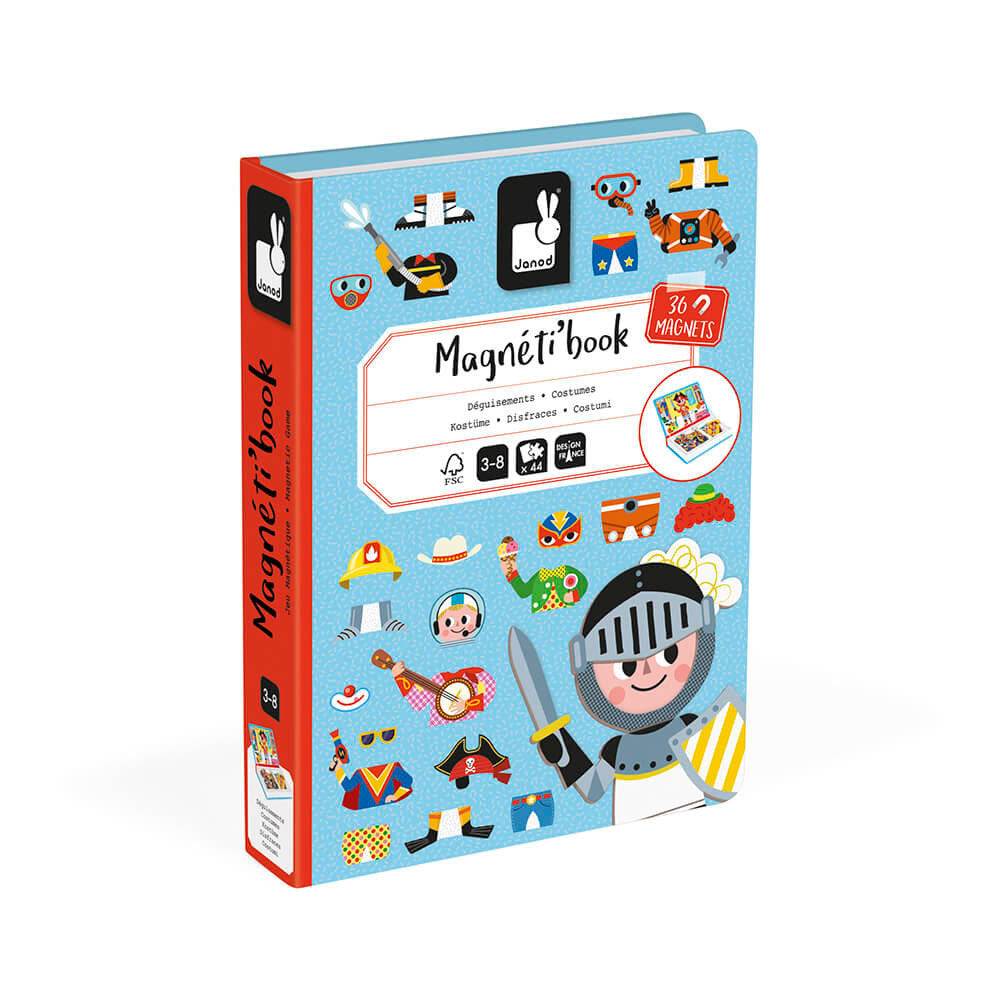 Magneti'Book - Boy's Costumes - 36 magnets