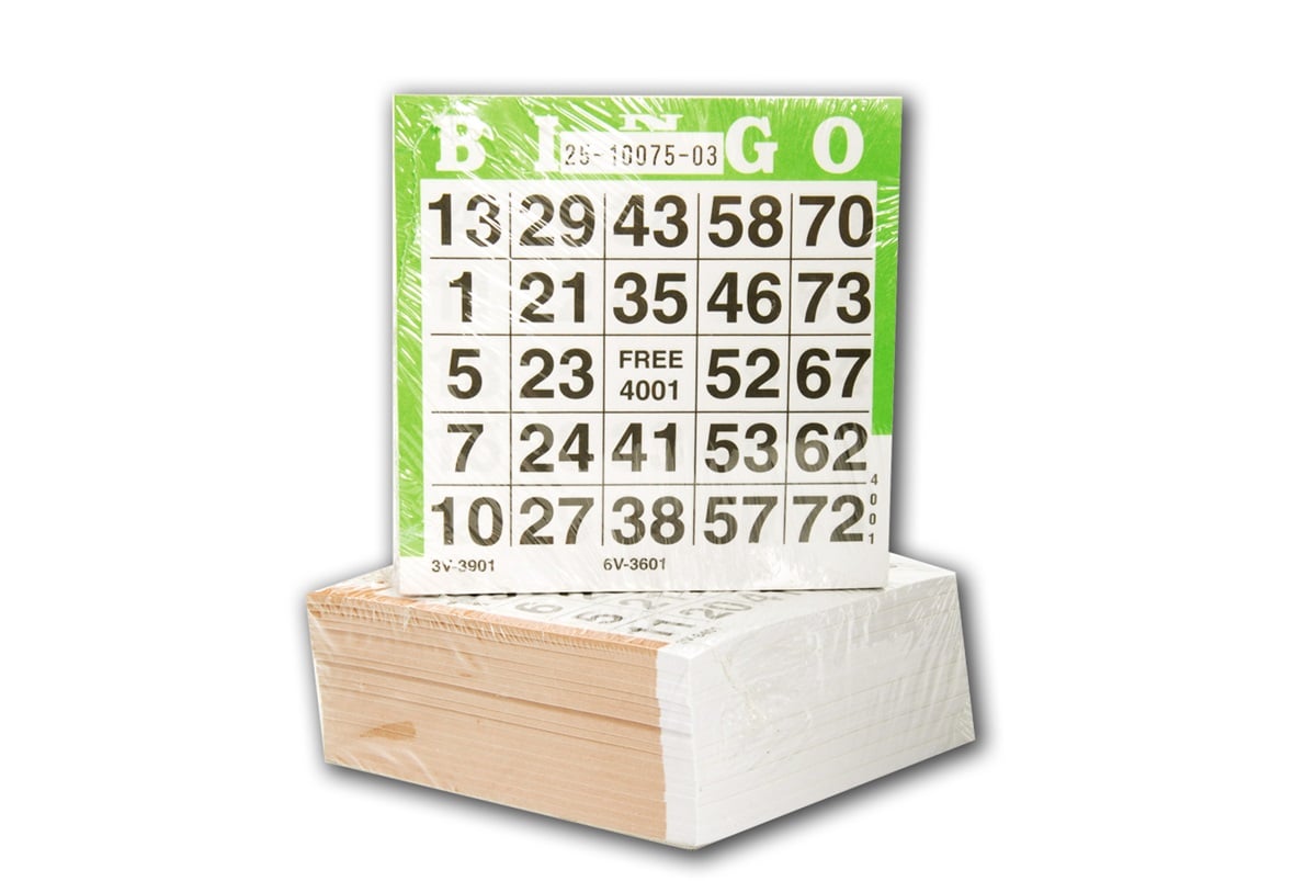 Bingokort 500 ark