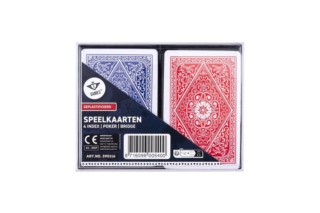 Engelhart - Longfield spelkort i plastask