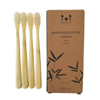 Summerville organic Barn Bambu Tandborste 4-pack