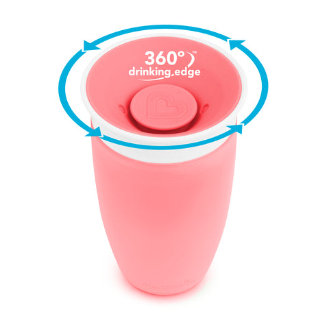 Munchkin Miracle 360 Sippy Cup Pink 296 ml