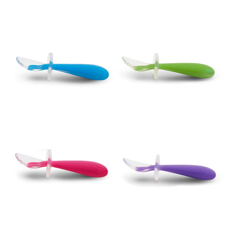 Munchkin Gentle Scoop Silicone Training Spoons 2 pack