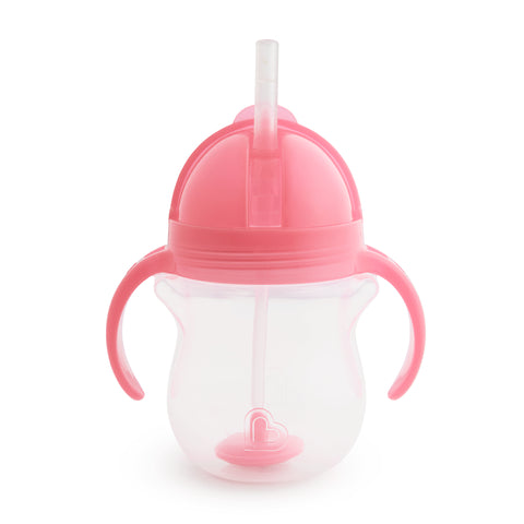 Munchkin 207 ml Tip & Sip Cup Pink +6 Mån
