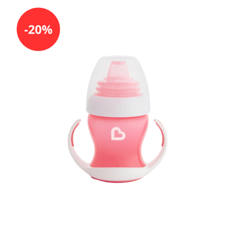 Munchkin 1pk 120 ml Gentle Transition Cup Pink +4 Mån