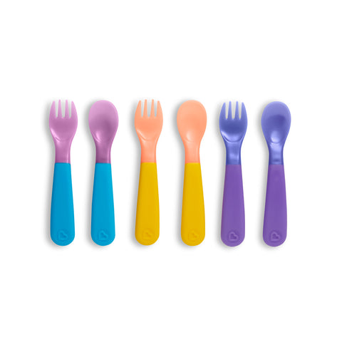 Munchkin 6pk Color Change Forks & Spoons